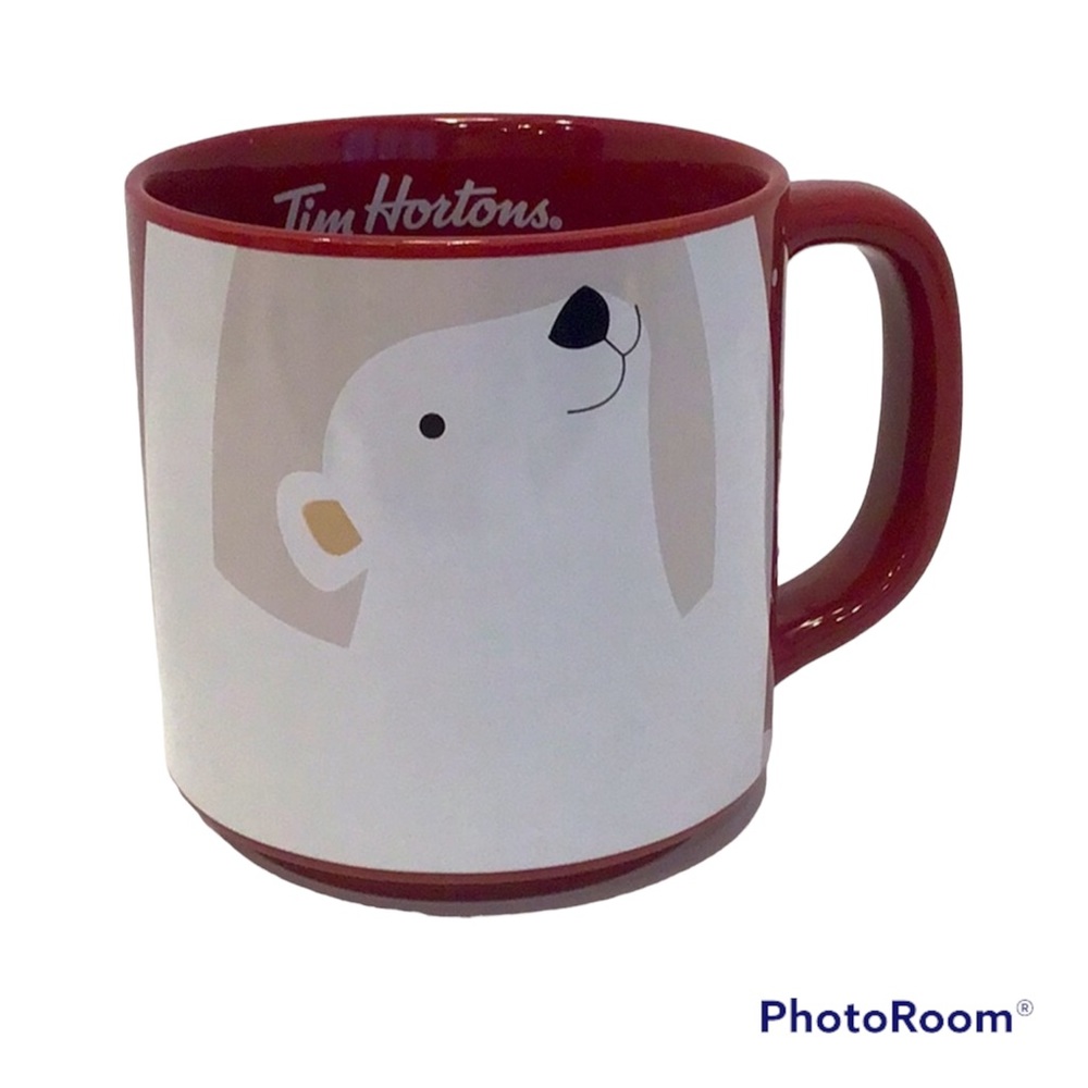 💚 Tim Hortons Ceramic Mug with Polar Bear